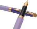 Ручка перьев. Waterman Hemisphere Colour Blocking (2179900) Purple GT сталь нержавеющая/позолота F подар.кор.