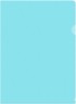 Папка-уголок Бюрократ Pastel -EPAST/BLUE A4 пластик 0.18мм голубой