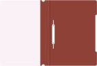 Папка-скоросшиватель Бюрократ -PS20BROWN A4 прозрач.верх.лист пластик коричневый 0.12/0.16