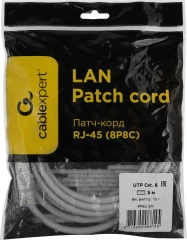 Патч-корд Premier PP6U-3M 10000Гбит/с UTP 4 пары cat.6 CCA molded 3м серый RJ-45 (m)-RJ-45 (m)