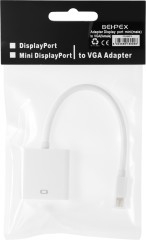 Переходник miniDisplayPort (m) VGA (f) белый