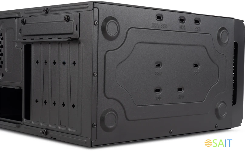 Корпус Digma DCC-MD301 черный без БП ATX 1x80mm 4x120mm 1xUSB2.0 1xUSB3.0 audio