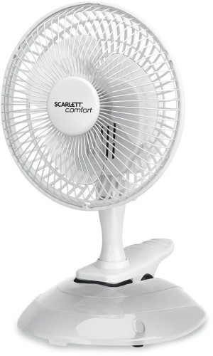 Вентилятор настольный Scarlett SC-DF111S01 25Вт скоростей:2 белый