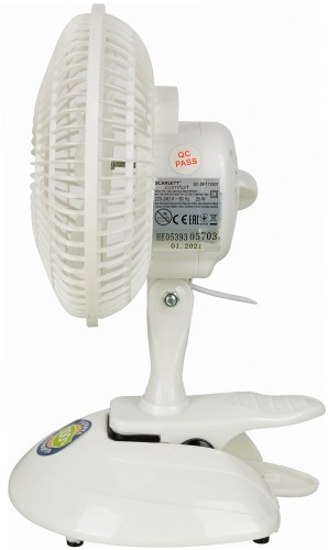 Вентилятор настольный Scarlett SC-DF111S01 25Вт скоростей:2 белый