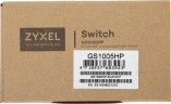 Коммутатор Zyxel GS1005HP-EU0101F (L2) 5x1Гбит/с 4PoE+ 60W неуправляемый