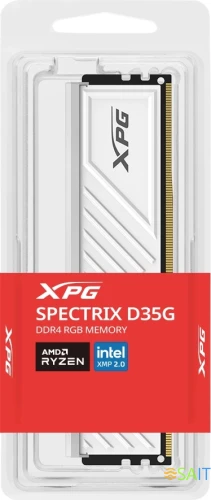 Память DDR4 32GB 3600MHz A-Data AX4U360032G18I-SWHD35G XPG Spectrix D35G RGB RTL PC4-28800 CL18 DIMM 288-pin 1.35В dual rank с радиатором Ret