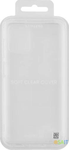 Чехол (клип-кейс) Samsung для Samsung Galaxy A12 Soft Clear Cover прозрачный (EF-QA125TTEGRU)