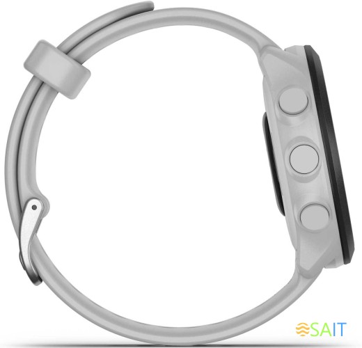 Смарт-часы Garmin Forerunner 55 42мм 1.04" LCD корп.белый рем.белый разм.брасл.:127-220мм (010-02562-11)