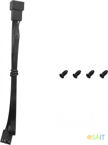 Вентилятор для корпуса Deepcool FT12 120х120x25 черный 4-pin 32дБ (R-FT12-BKWPN1-G) Ret