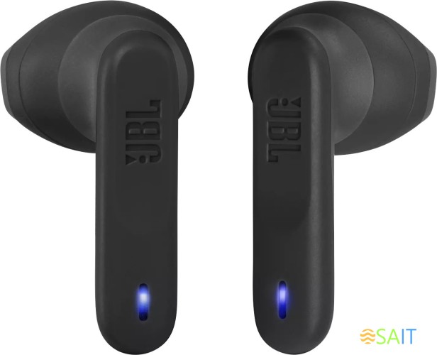 Гарнитура вкладыши JBL Wave Flex черный беспроводные bluetooth в ушной раковине (JBLWFLEXBLK)