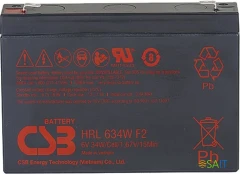 Батарея для ИБП CSB HRL634W F2 FR 6В 34Ач