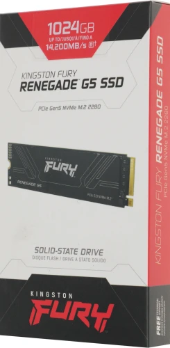 Накопитель SSD Kingston PCIe 5.0 x4 1TB SFYR2S/1T0 Fury Renegade M.2 2280