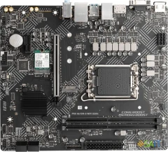 Материнская плата MSI PRO H610M-G WIFI DDR4 Soc-1700 Intel H610 2xDDR4 mATX AC`97 8ch(7.1) GbLAN+VGA+HDMI+DP