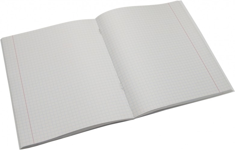 Тетрадь Buro 96л. клет. A5 202х163 1диз. бумвинил скоба синий