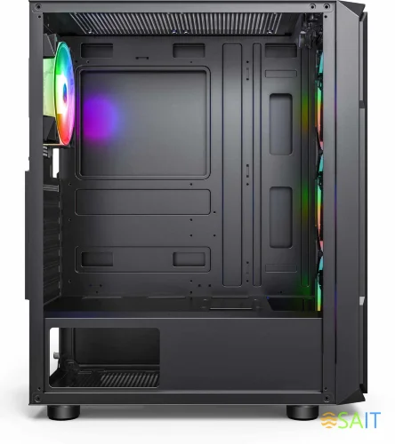 Корпус Accord 3338 черный без БП ATX 1xUSB2.0 1xUSB3.0 audio bott PSU