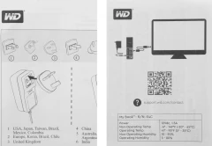 Жесткий диск WD USB3.0 8TB WDBBGB0080HBK-EESN My Book 3.5" черный