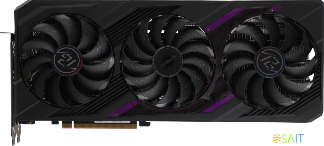 Видеокарта Asrock PCI-E 4.0 RX7800XT PG 16GO AMD Radeon RX 7800XT 16Gb 256bit GDDR6 2254/19500 HDMIx1 DPx3 HDCP Ret