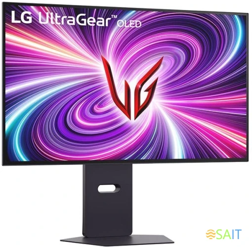 Монитор LG 31.5" UltraGear 32GS95UV-B черный OLED LED 16:9 HDMI M/M матовая HAS Piv 275cd 178гр/178гр 3840x2160 240Hz G-Sync FreeSync Premium Pro DP 4K USB 9.8кг