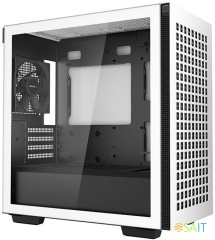 Корпус Deepcool CH370 белый без БП mATX 7x120mm 4x140mm 2xUSB3.0 audio bott PSU