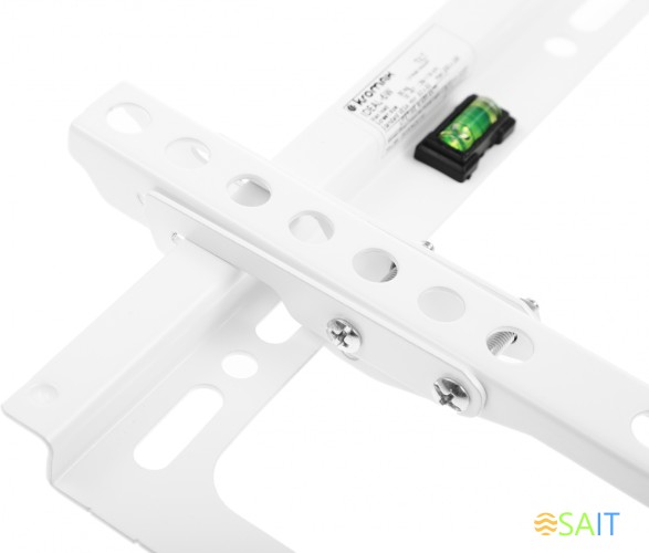 Кронштейн для телевизора Kromax IDEAL-6 белый 15"-47" макс.35кг настенный наклон