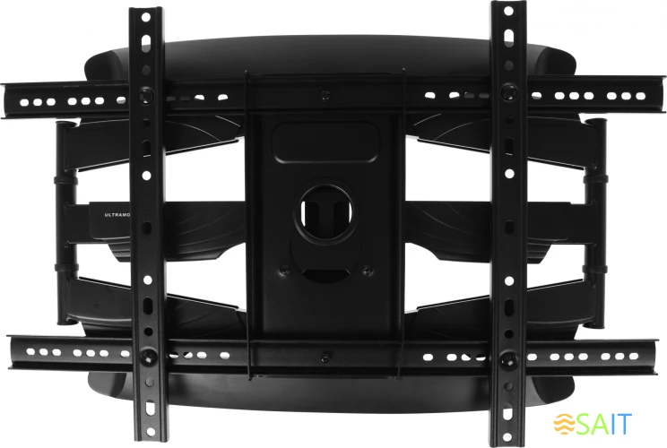 Кронштейн для телевизора Ultramounts UM912 черный 37"-75" макс.45кг настенный поворотно-выдвижной и наклонный