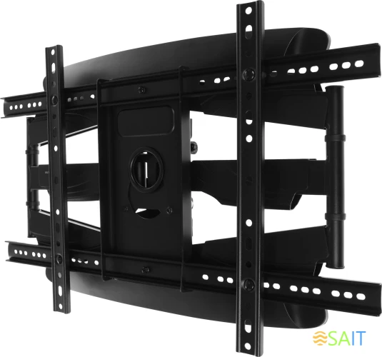 Кронштейн для телевизора Ultramounts UM912 черный 37"-75" макс.45кг настенный поворотно-выдвижной и наклонный