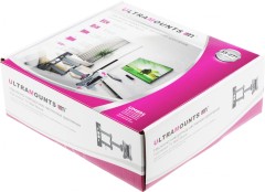 Кронштейн для телевизора Ultramounts UM895 черный 13"-27" макс.15кг настенный поворотно-выдвижной и наклонный