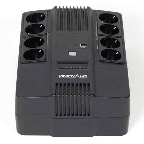 ИБП МАСТЕР 1000, 1000/600 ВА/Вт, LED, USB, RJ11/RJ45, SCHUKOx8 Импульс MT10201