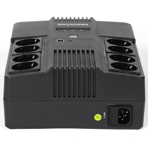 ИБП МАСТЕР 1000, 1000/600 ВА/Вт, LED, USB, RJ11/RJ45, SCHUKOx8 Импульс MT10201
