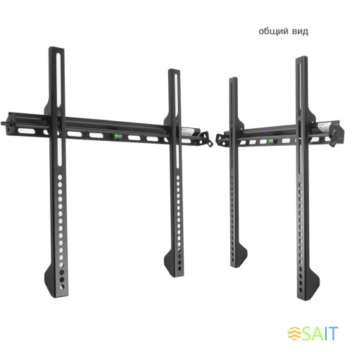 Кронштейн для телевизора Kromax VEGA-11 черный 22"-65" макс.50кг настенный фиксированный