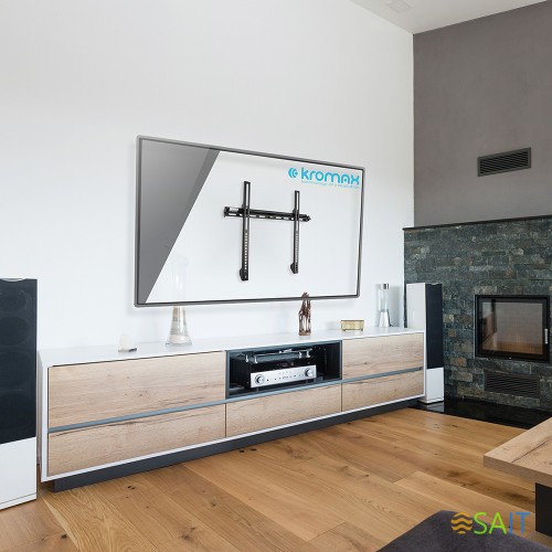 Кронштейн для телевизора Kromax VEGA-11 черный 22"-65" макс.50кг настенный фиксированный