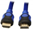 Кабель соединительный аудио-видео Premier 5-813BL HDMI (m)/HDMI (m) 15м. феррит.кольца черный/синий (5-813BL 15.0)