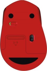 Мышь Logitech M331 Silent Plus красный оптическая 1000dpi silent беспров. USB 3but (910-004916)