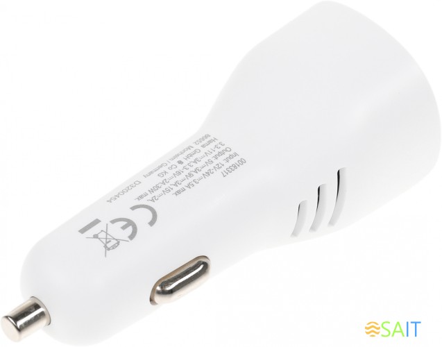 Автомобильное зар./устр. Hama H-183317 3A (PD) USB Type-C для Apple белый (00183317)