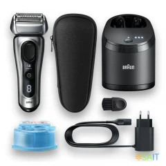 Бритва сетчатая Braun Series 8 8467 CC реж.эл.:4 питан.:аккум. черный