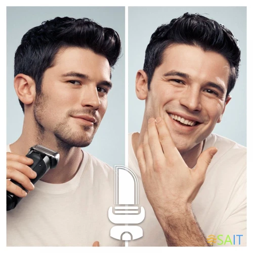 Бритва сетчатая Braun Series 8 8467 CC реж.эл.:4 питан.:аккум. черный