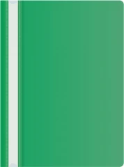 Папка-скоросшиватель Silwerhof Eco A4 прозрач.верх.лист пластик зеленый 0.11/0.13