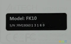 Клавиатура A4Tech Fstyler FK10 белый/серый USB (FK10 WHITE)