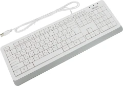 Клавиатура A4Tech FK10 белый/серый USB (FK10 WHITE) кабель 1.5м