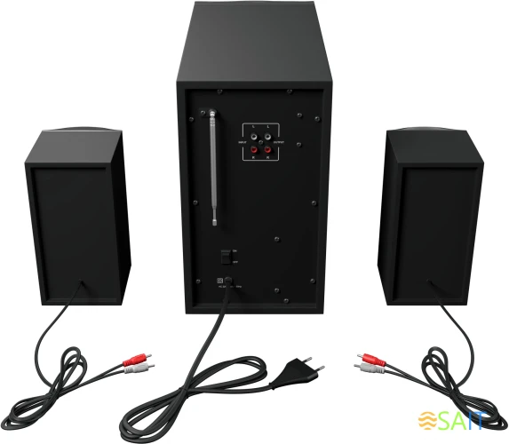 Колонки Оклик OK-471 2.1 черный 60Вт BT