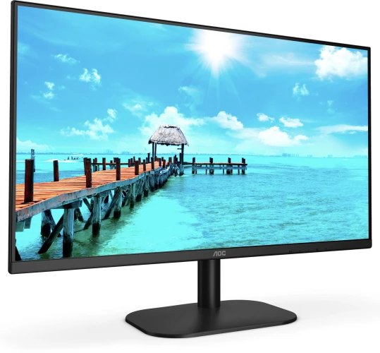 Монитор AOC 27" Value Line 27B2QAM черный VA LED 16:9 HDMI M/M матовая 250cd 178гр/178гр 1920x1080 75Hz VGA DP FHD 3.7кг