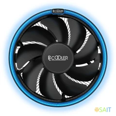 Устройство охлаждения(кулер) PcCooler E126M B одноцветная Soc-AM5/AM4/1200/1700/1851 черный 4-pin 29.8dB Al 90W 266gr Ret (R3-0120WBKBXX-GL)