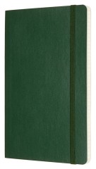 Блокнот Moleskine CLASSIC SOFT QP617K15 Large 130х210мм 192стр. клетка мягкая обложка зеленый