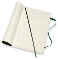 Блокнот Moleskine CLASSIC SOFT QP617K15 Large 130х210мм 192стр. клетка мягкая обложка зеленый