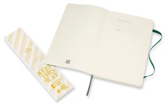 Блокнот Moleskine CLASSIC SOFT QP617K15 Large 130х210мм 192стр. клетка мягкая обложка зеленый
