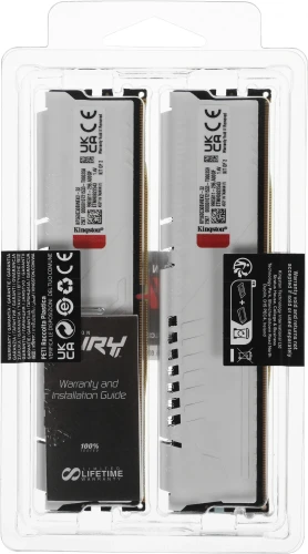 Память DDR5 2x16GB 6000MHz Kingston KF560C30BWEK2-32 Fury Beast RTL Gaming PC5-48000 CL30 DIMM 288-pin 1.4В kit single rank с радиатором Ret