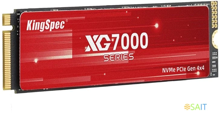 Накопитель SSD Kingspec PCIe 4.0 x4 2TB XG7000-2TB XG7000 M.2 2280