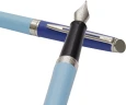 Ручка перьев. Waterman Hemisphere Colour Blocking (2179924) Blue CT сталь нержавеющая F подар.кор.