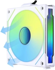 Вентилятор для корпуса Lian-Li Uni Fan SL-INF 120 Reverse ARGB 120х120x25 белый 4-pin 29дБ (G99.12RSLIN1W.00) Ret