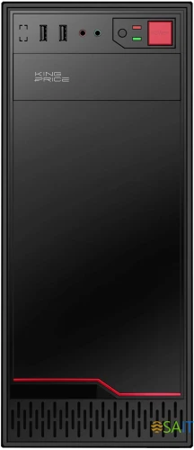 Корпус KingPrice KPCC-MD201 черный без БП ATX 1x80mm 4x120mm 2xUSB2.0 audio